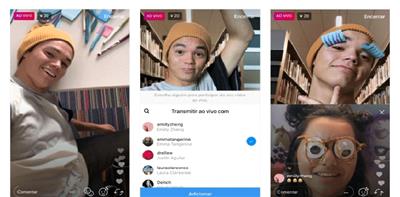 Instagram disponibiliza live para duas pessoas